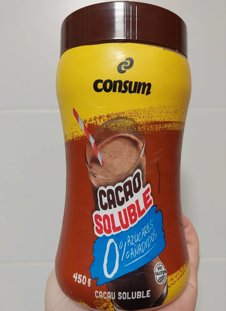 Cacao soluble 0% azúcares añadidos