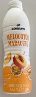 Yogur líquido semidesnatado con melocotón y maracuyá