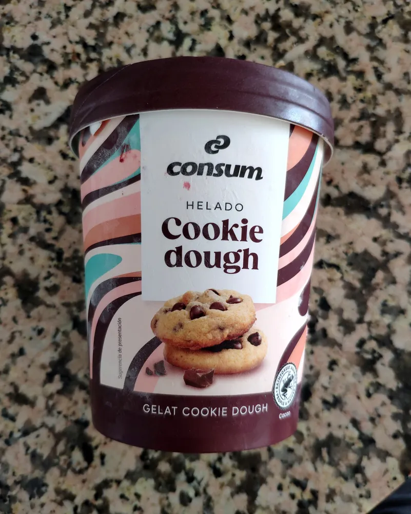 Helado Cookie dough