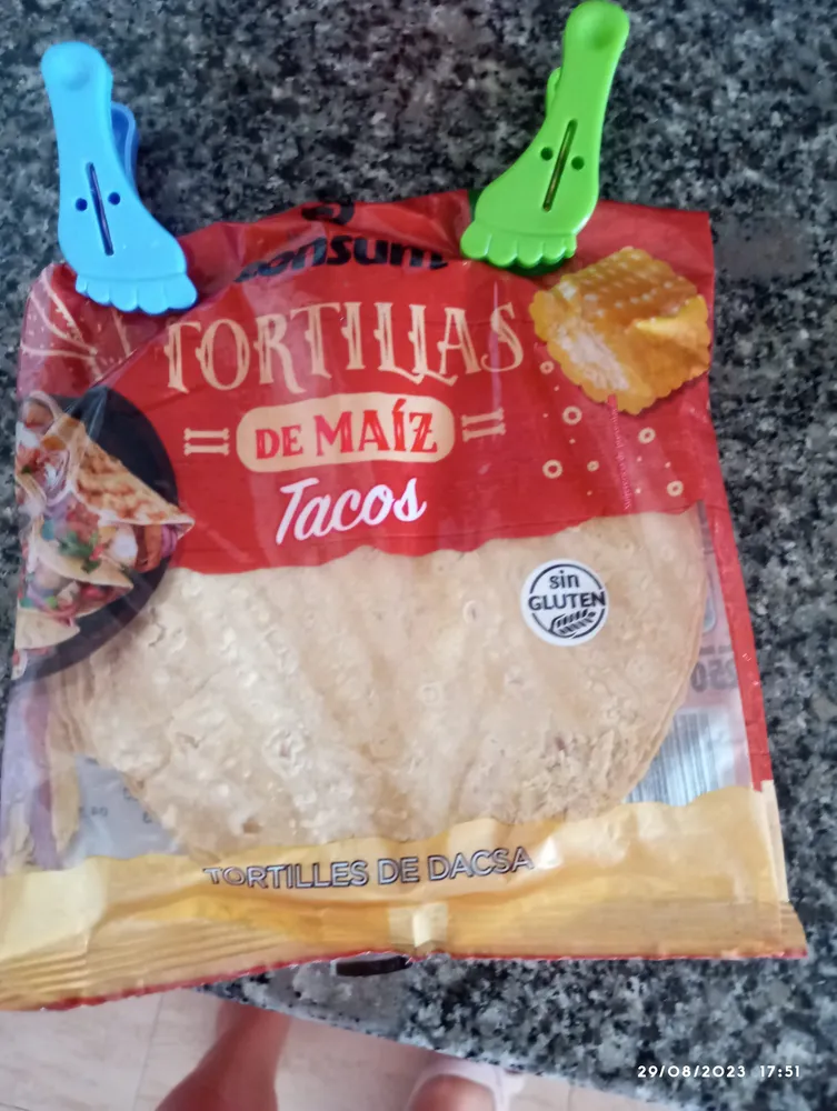 Tortillas de maíz tacos