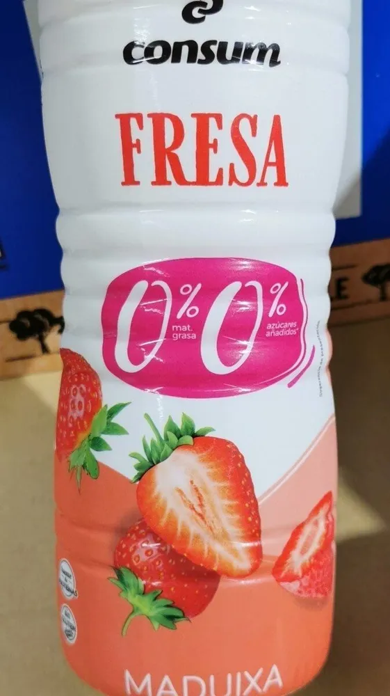 Yogur líquido desnatado