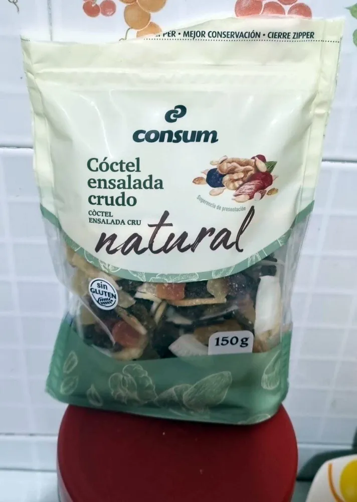 Cóctel ensalada crudo natural