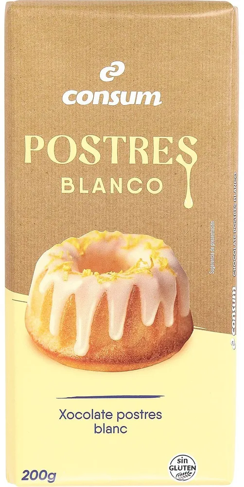 Xocolate postres blanc