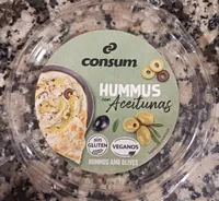 Hummus con aceitunas
