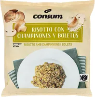 Risotto Con Champiñones Y Boletus