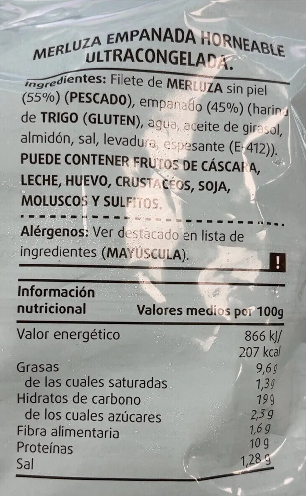 Merluza empanada