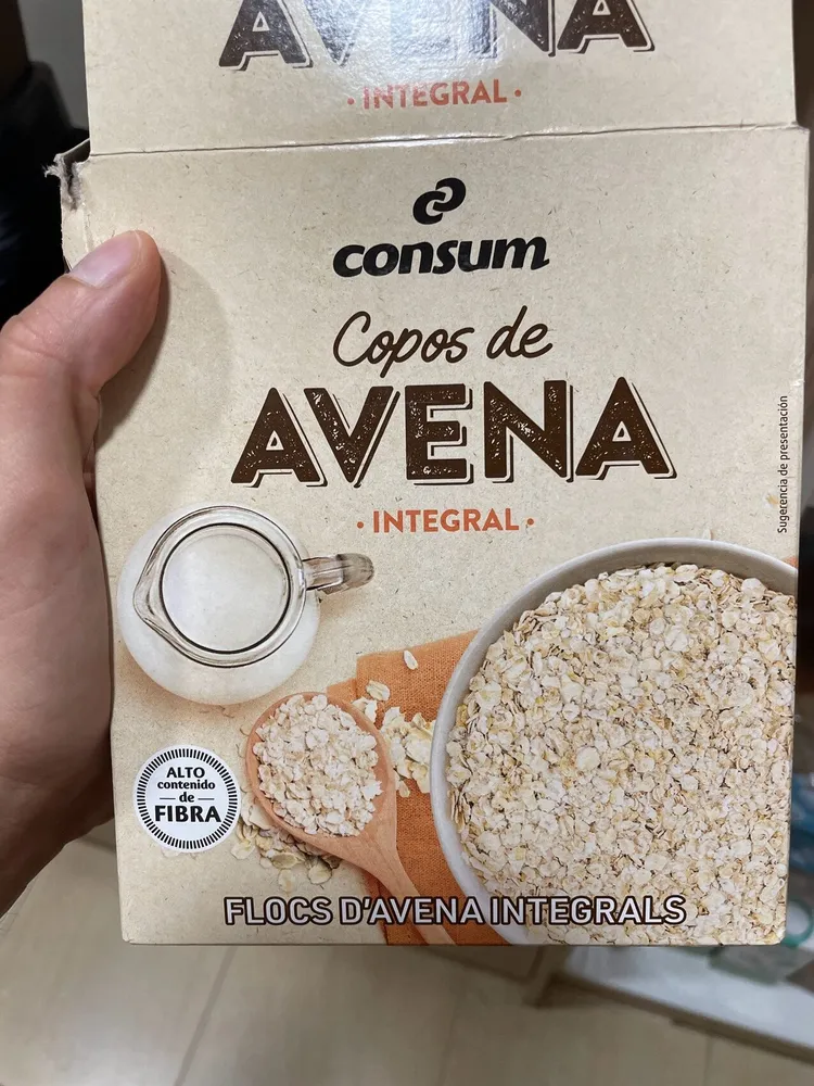 Copos de avena integral