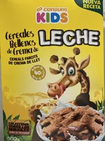 Cereales Extrusionados de Maíz y Arroz rellenos de Crema de Leche