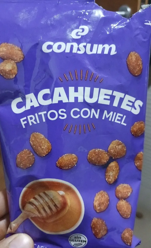 Cacahuetes Fritos Con Miel