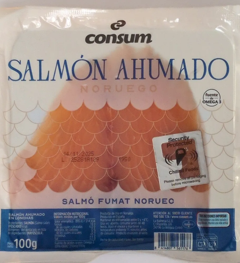 Salmón Ahumado Noruego