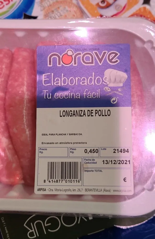 Longaniza de pollo