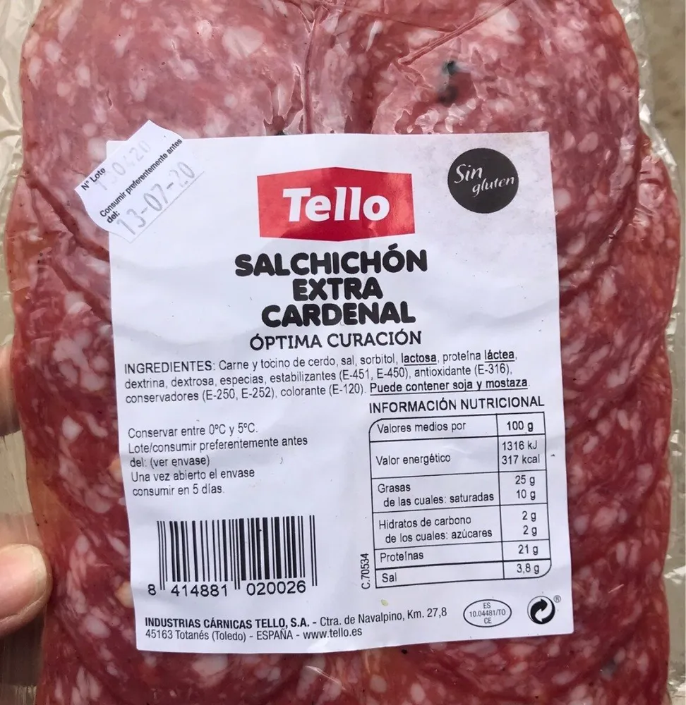 Salchichon extra cardenal