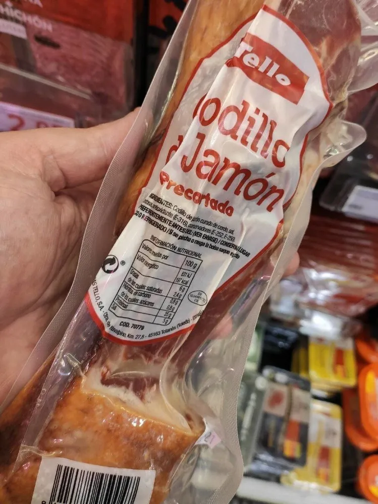 Codillo de jamón precortado