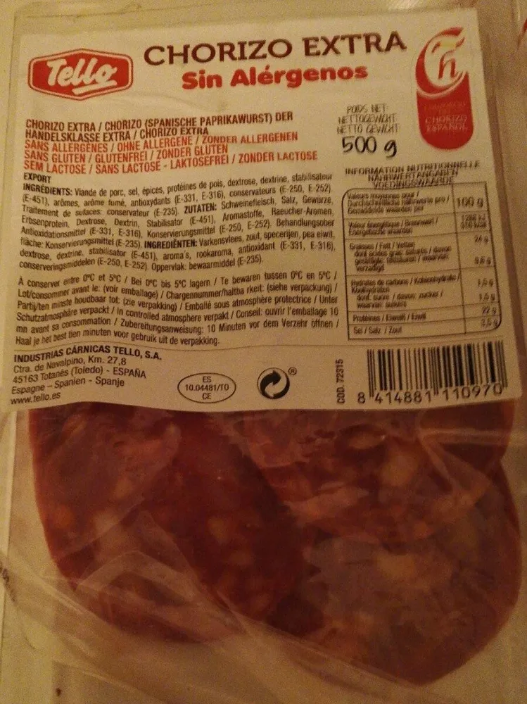 Chorizo extra