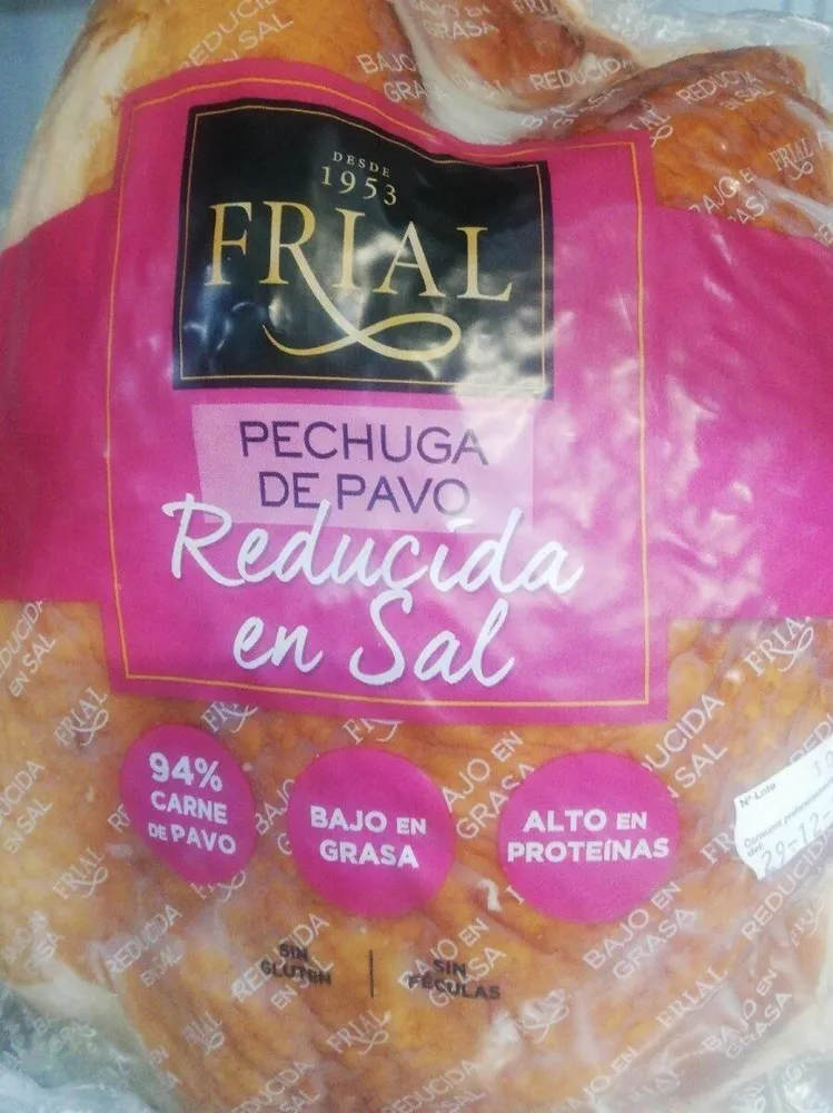 Pechuga de pavo reducida en sal