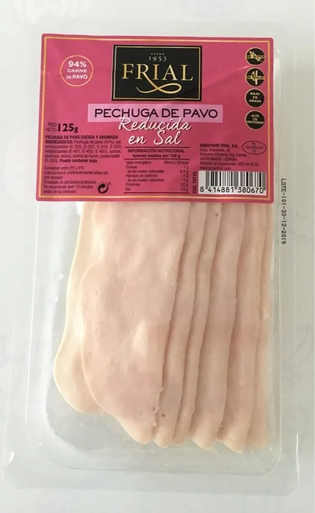 Pechuga de Pavo.