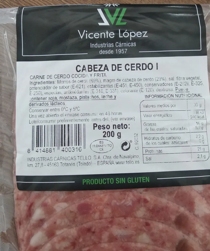 Cabeza de cerdo