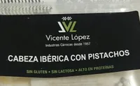 Cabeza ibérica con pistachos