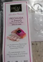 Pechuga de pavo reducida en sal