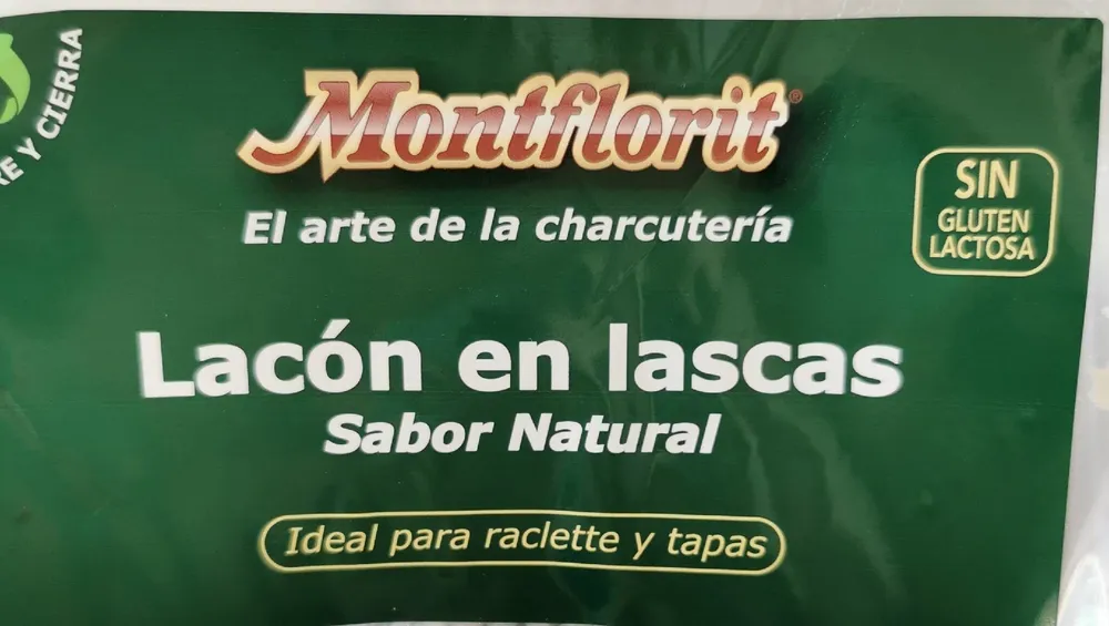 Lacón en lascas