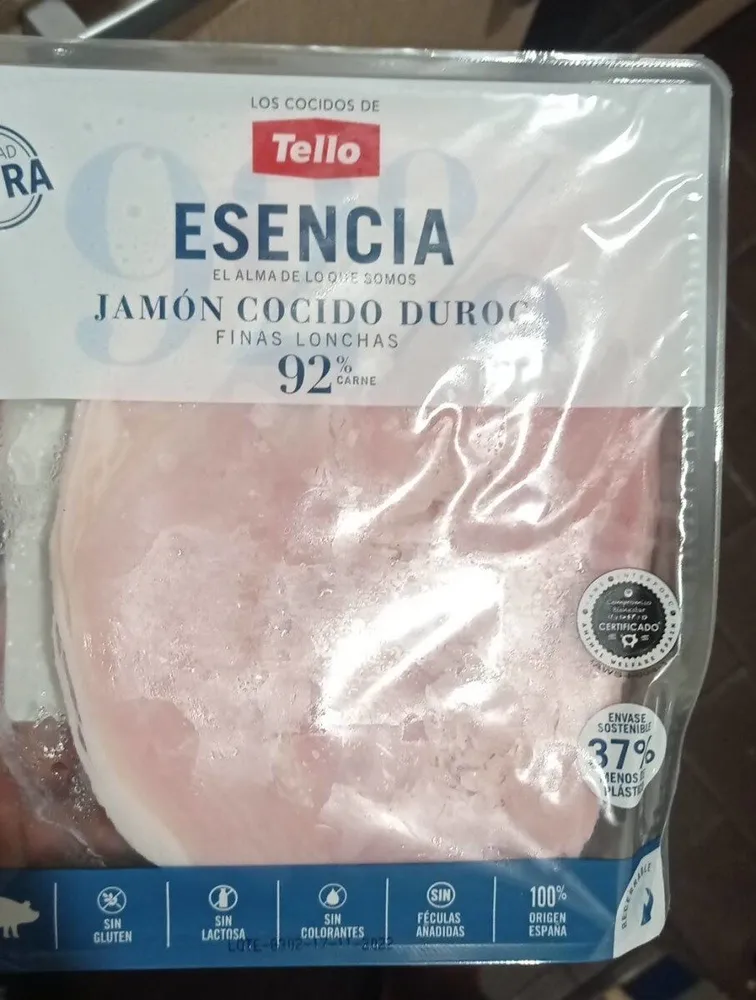 Jamón cocido duroc