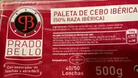 Paleta cebo ibérica