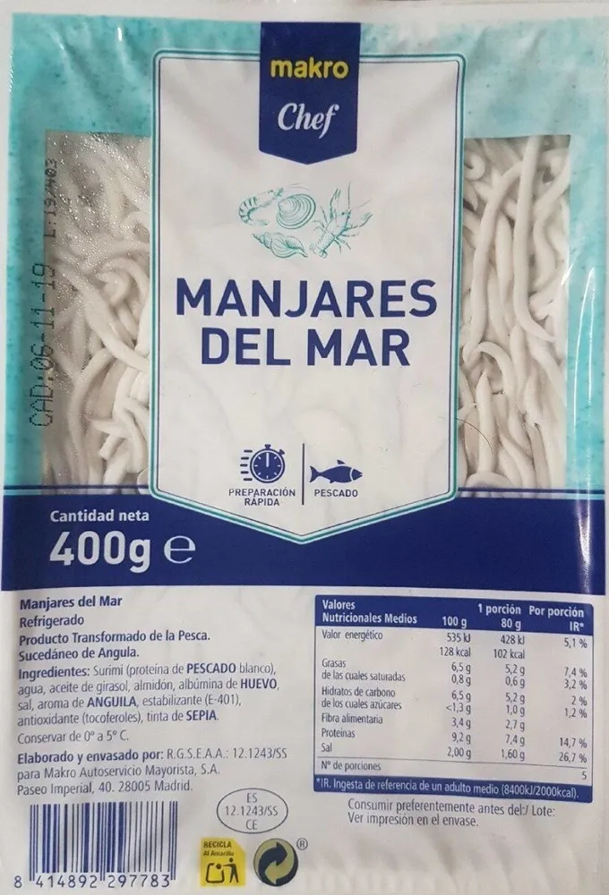 Manjares del mar