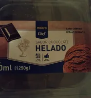 Helado Sabor chocolate