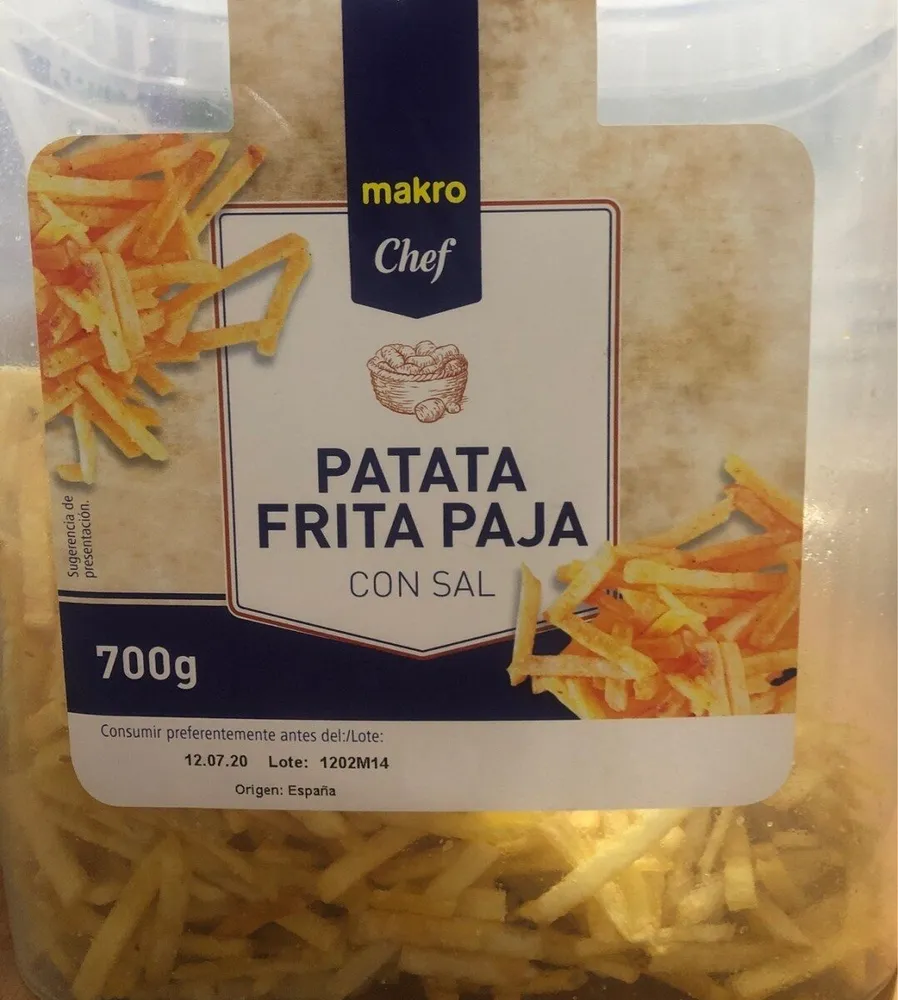Patata frita paja