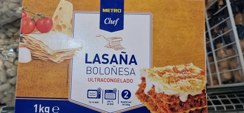 Lasaña boloñesa