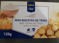 mini biscotes de trigo