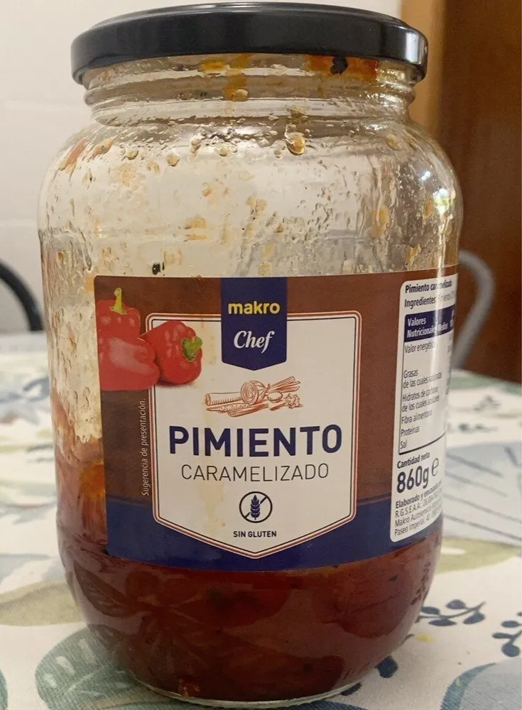 Pimientro caramelizado