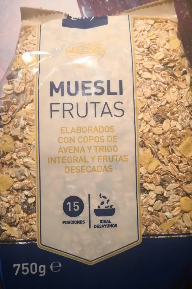 Muesli frutas