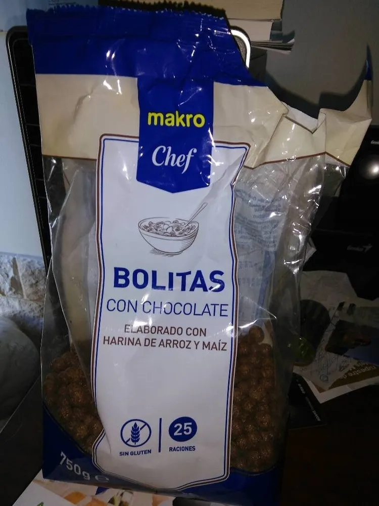 Bolitas con chocolate