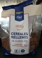 Cereales rellenos de chocolate