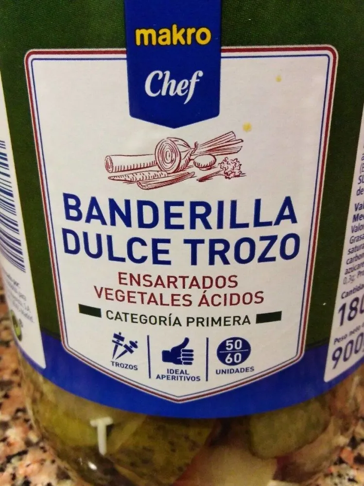 Banderilla dulce trozo