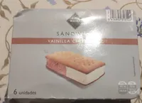 Sandwich vainilla chocolate