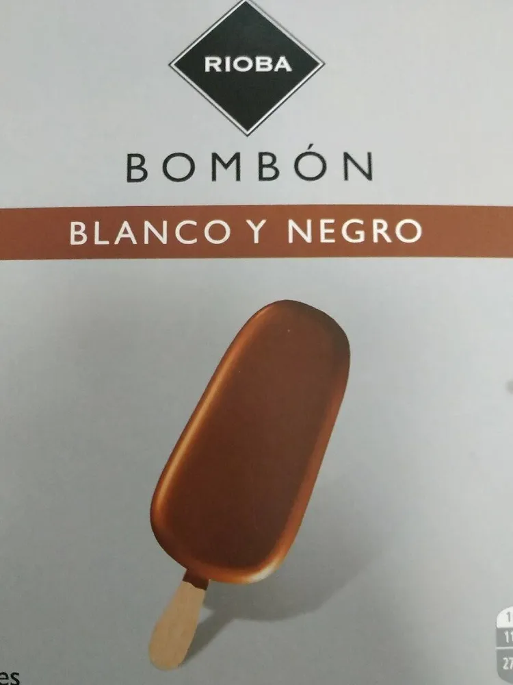 Bombón blanco y negro