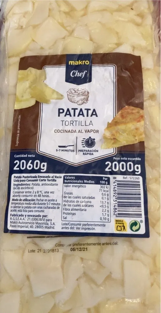 Patata tortilla