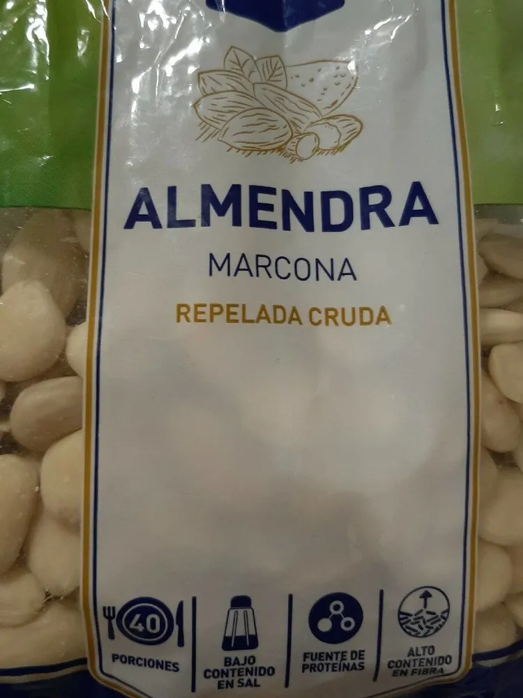 Almendra marcona repelada cruda