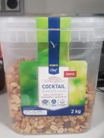 Mezcla de cachuetez,maices y frutos secos fritos