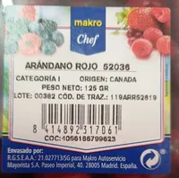 Arandano rojo