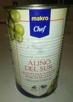 Aceituna verde machacada