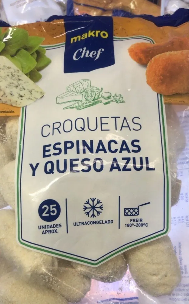Croquetas espinacas y queso azul