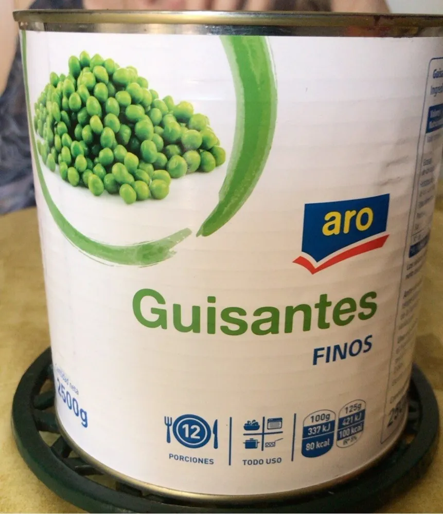 Guisantes finos