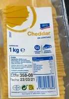 Chedar en lonchas