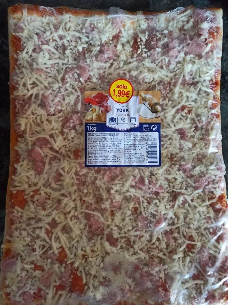 Pizza York (a la piedra)