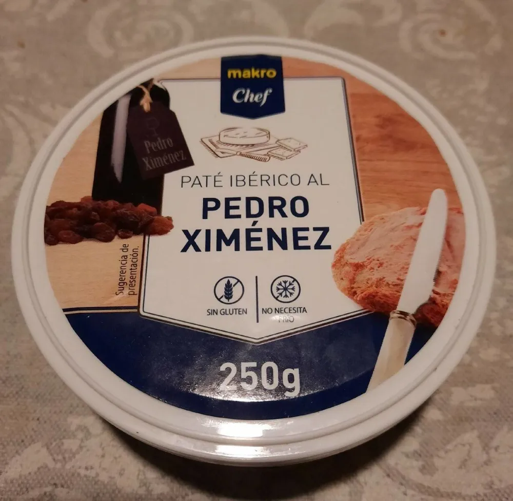 Paté ibérico al Pedro Ximénez