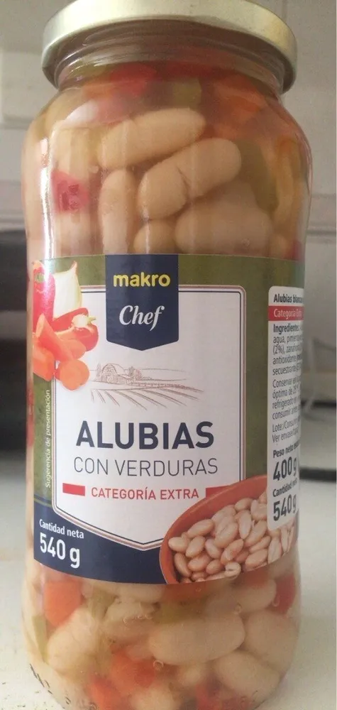 Alubias con verduras