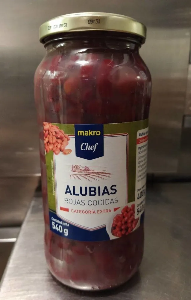 Alubias rojas cocidas